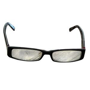 Bebe Bedazzled Eyeglass Black Leopard Y2K 90s 2000s vintage sunglasses frames
